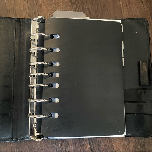 Vintage Franklin Covey Planner Full Grain Nappa Leather Brown